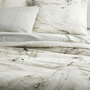 CB2 Marble Duvet Cover